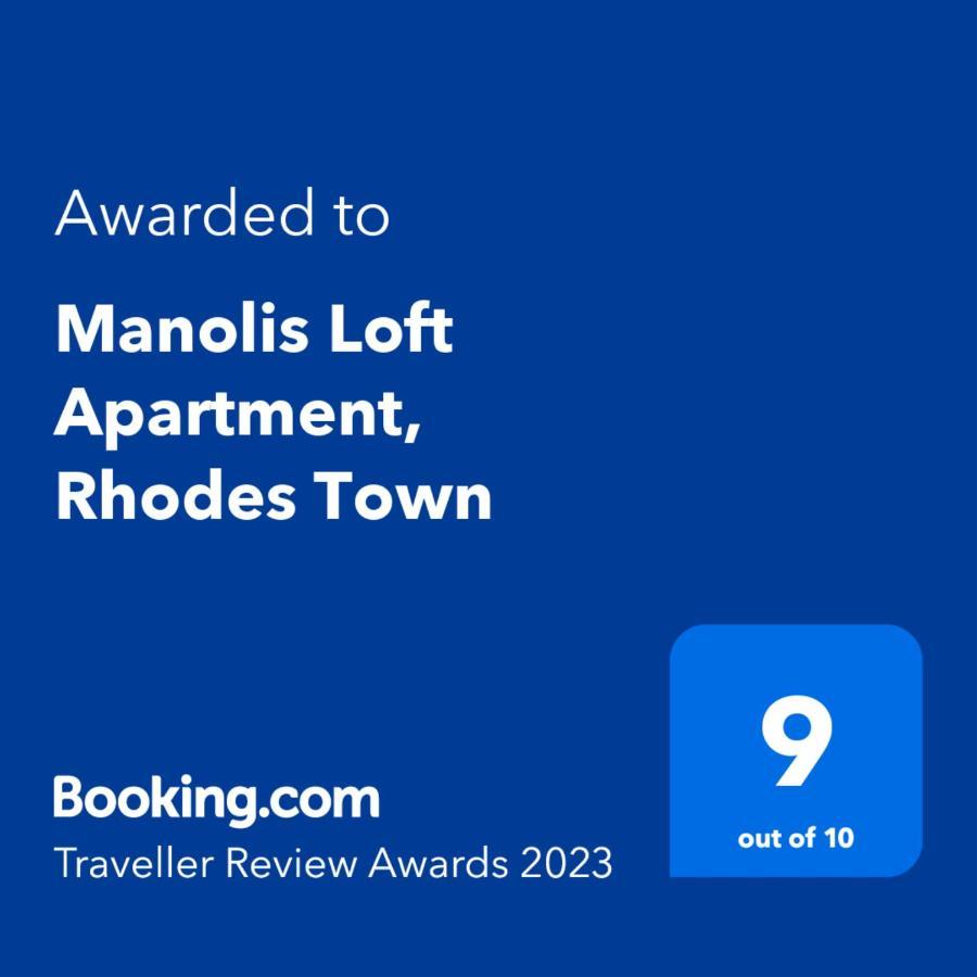 Manolis Loft Apartment, Rhodes Town Rhodes City Ngoại thất bức ảnh
